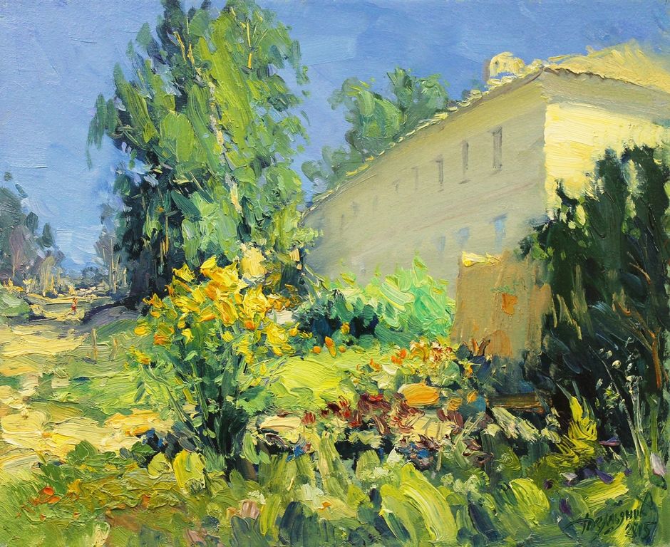 Pejzazh s zhyoltym - Dem'yanov YUrij