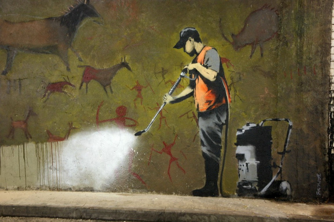 Бэнкси - Cave Painting Removal