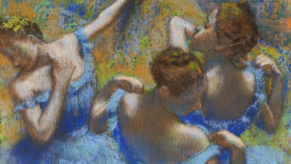 «Голубые танцовщицы» —  Эдгар Дега
