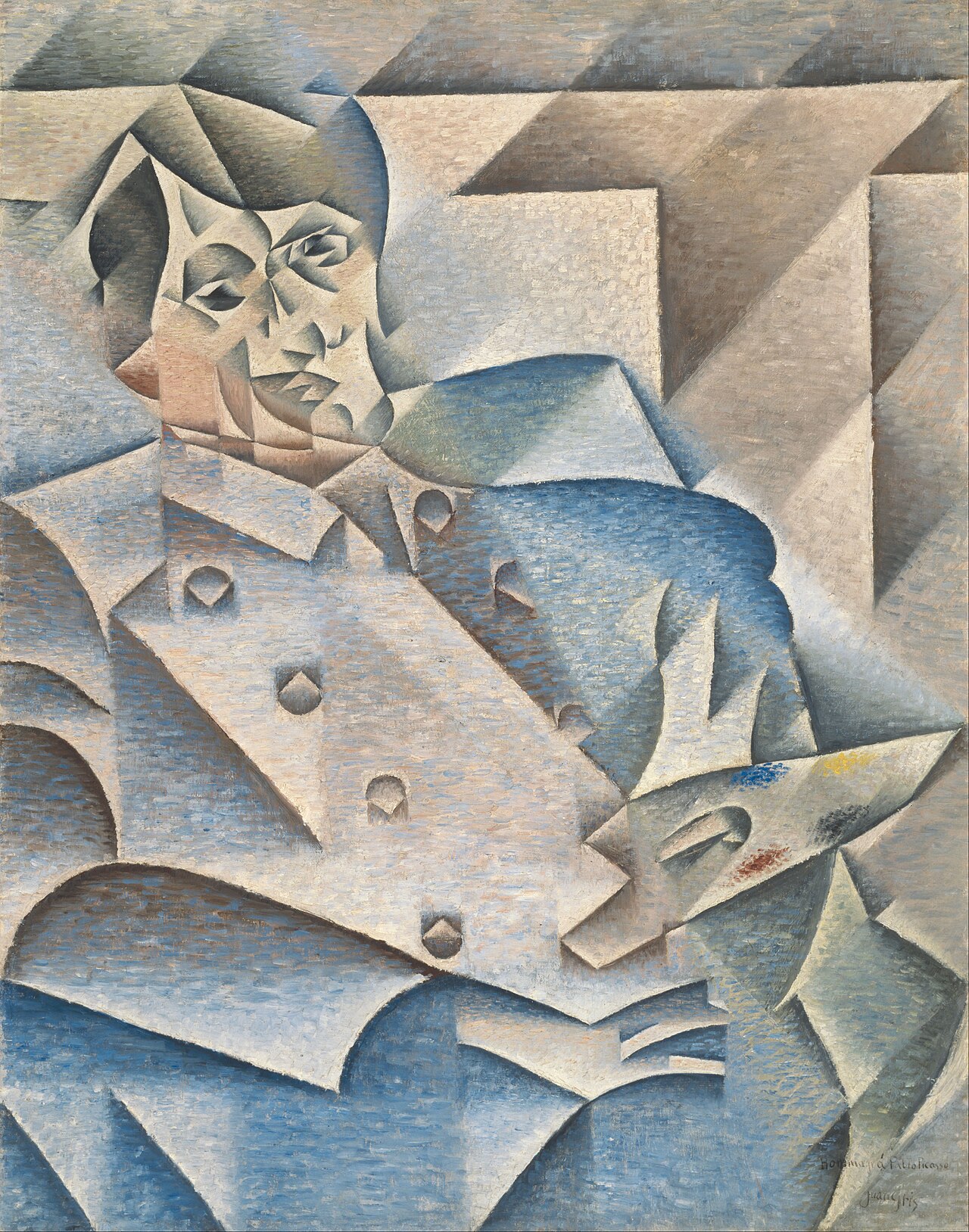 Хуан Грис «Портрет Пабло Пикассо» (1912) — пример кубизма в живописи
